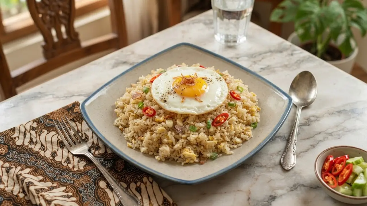 Resep Nasi Goreng Bawang Putih Tanpa Kecap