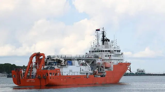 6 Foto MV Swift Rescue saat Pencarian KRI Nanggala 402, Berhasil Deteksi di Kedalaman 838 Meter
