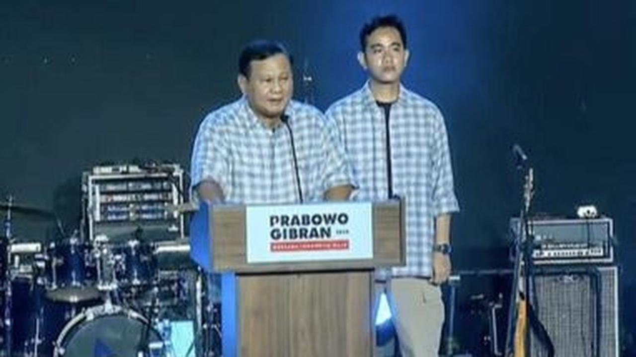 Pidato Prabowo-Gibran
