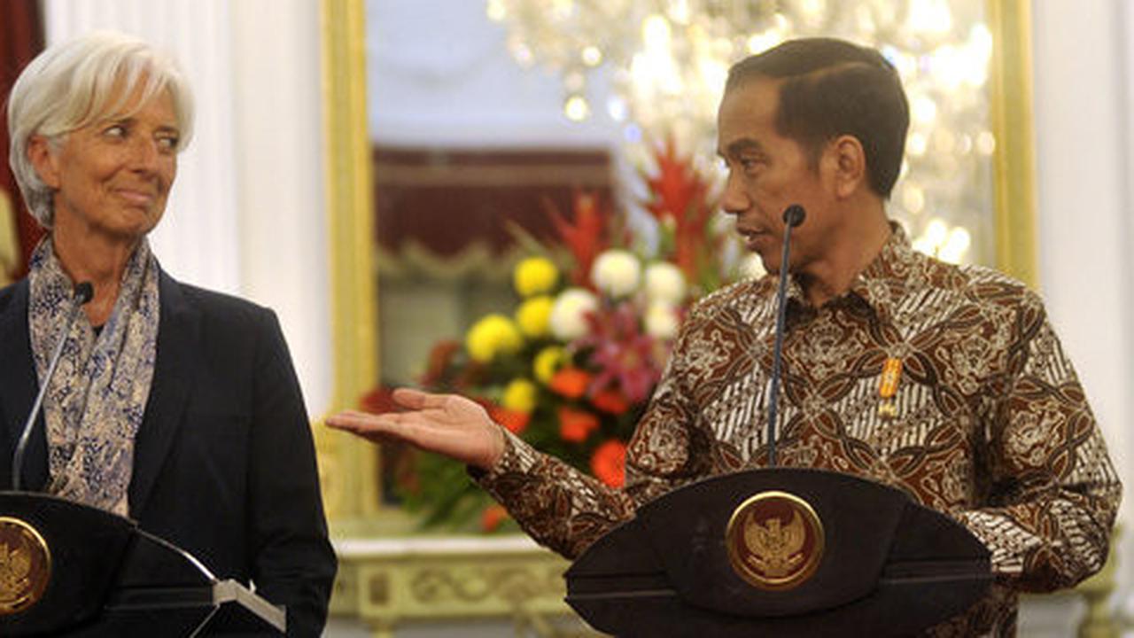 Jokowi tegaskan bertemu bos IMF bahas ekonomi global, bukan utang