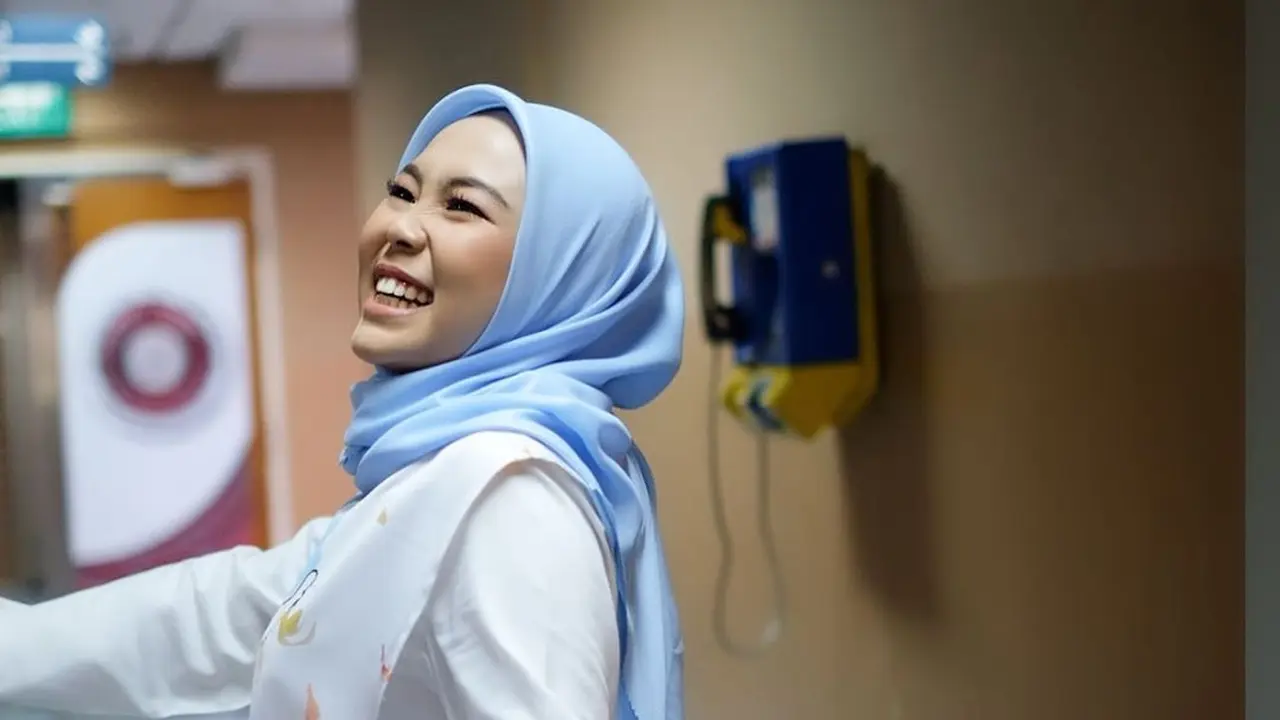 Potret Selfi LIDA pakai hijab