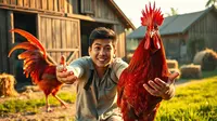 Arti Mimpi Menangkap Ayam Jago Merah: Simbol Keberuntungan dan Kesuksesan