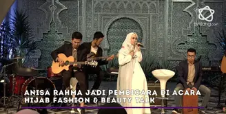 Persiapan Anisa Rahma sebelum hadir di acara Hijab Fashion & Beauty Talk bersama Bintang.com