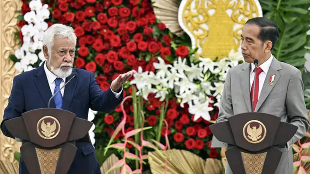 Jokowi Terima Xanana Gusmao
