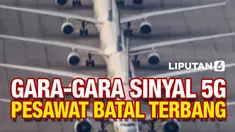 Ratusan penerbangan dari dan ke Amerika Serikat harus dibatalkan karena gangguan sinyal 5G. ADanya sinyal 5G di sekitar bandara membuat pilot menjadi sulit mengukur jarak penerbangan rendah.