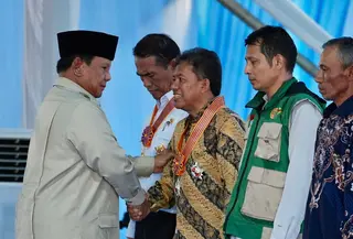 Presiden Prabowo Subianto di Karawang