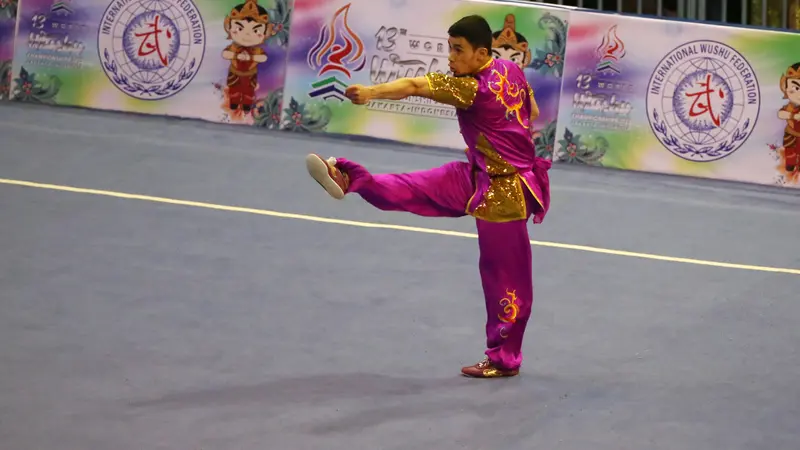 Inilah Aksi Atlet Wushu Indonesia