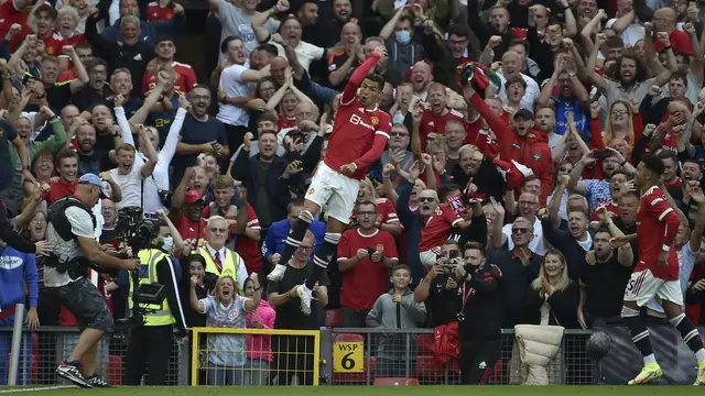 Debut Manis Ronaldo Getarkan Old Trafford