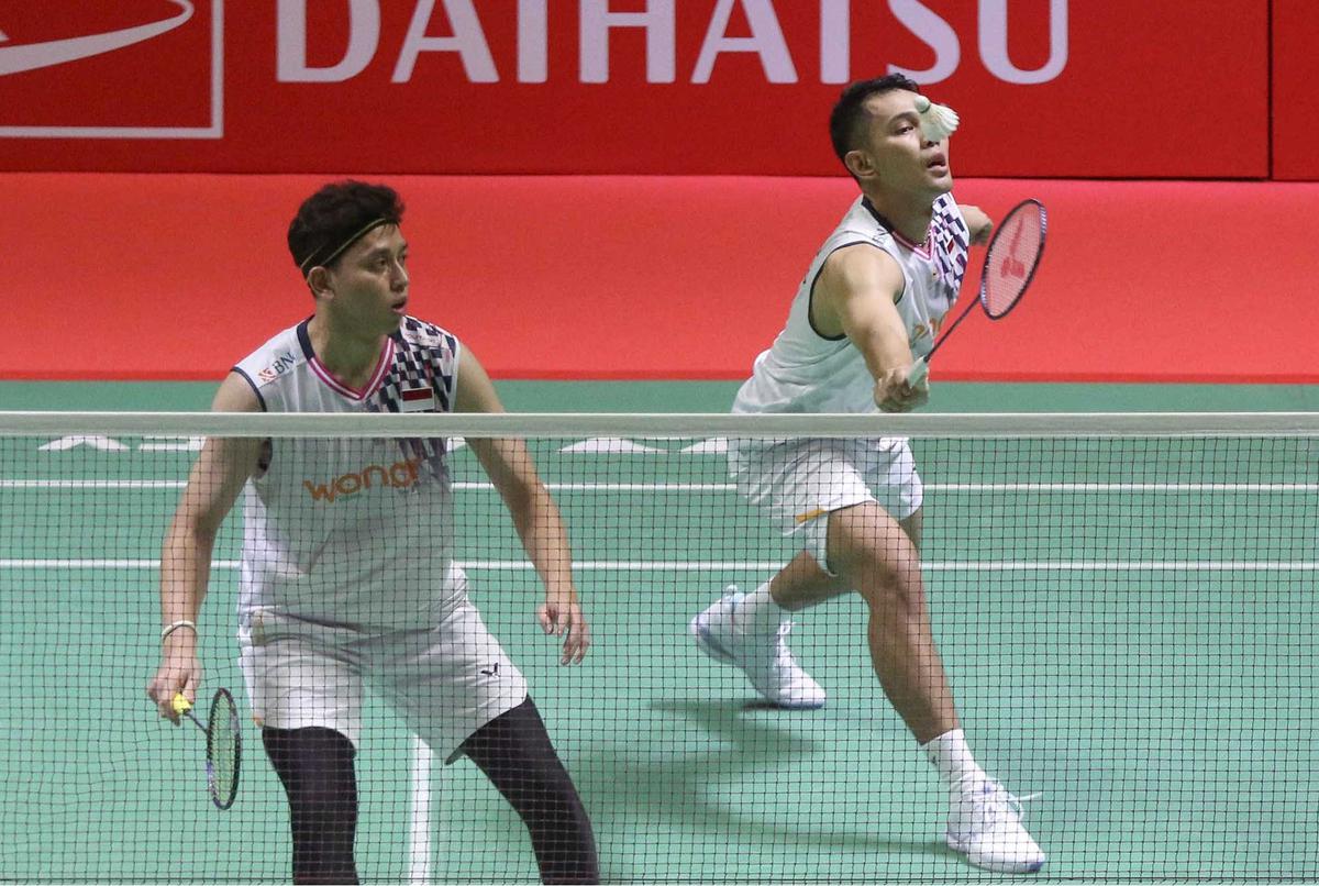 Ganda putra Indonesia, Fajar Alfian/ Muhammad Rian Ardiant kalah