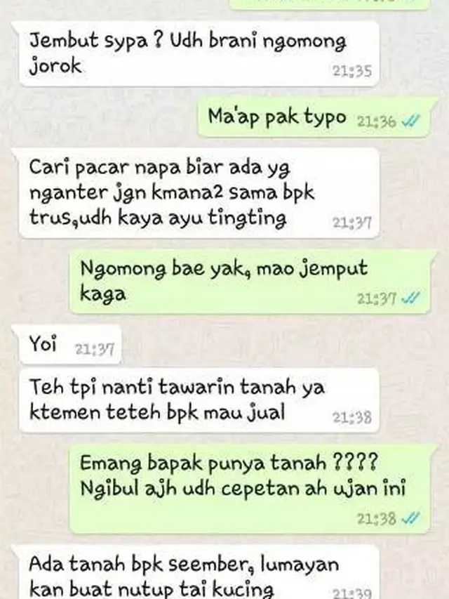 7 Chat Gabut dari Bapak yang Suka Ngerjain Ini Bikin Geleng Kepala