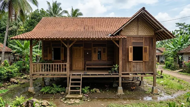 Desain Rumah Sederhana 3 Kamar di Kampung