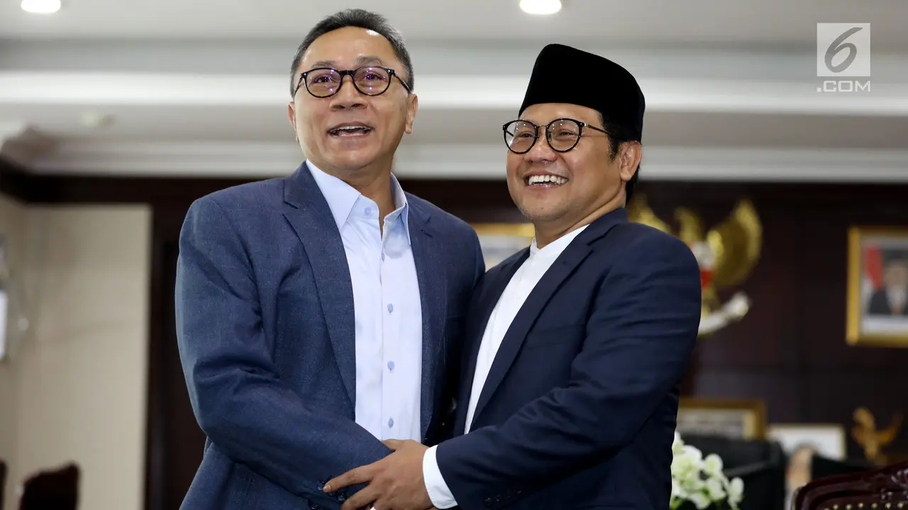 Senyum Hangat Zulhas Sambut Cak Imin Bahas Pilkada dan Pilpres