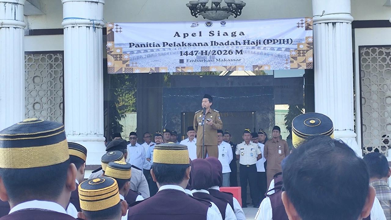 16.750 Jemaah Calon Haji Diberangkatkan dari Embarkasi Makassar, Langsung Dibagikan Kartu Nusuk