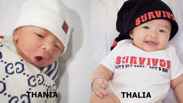 4 Potret Kemiripan Thalia Dan Thania Putri Ruben Onsu Saat Masih Bayi Hot Liputan6 Com
