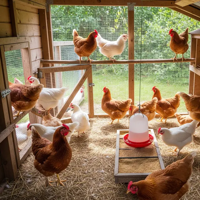 Kandang Ayam Rumahan (Gemini AI)