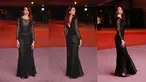 Dua Lipa menghadiri 3rd Annual Academy Museum Gala di Academy Museum of Motion Pictures di Los Angeles, Minggu (3/12/2023). (Foto:&nbsp;Photo by Jordan Strauss/Invision/AP &amp;&nbsp;Michael TRAN / AFP)