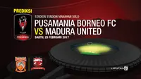 Pusamania Borneo FC vs Madura United (Liputan6.com/Abdillah)