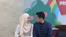 Pasangan muda Dude Harlino dan Alyssa Soebandono kini tengah sibuk mengurus sang buah hati. Mengatasi kerewelan sang anak, Dude dan Alyssa mengaku tidak menggunakan cara marah. (Nurwahyunan/Bintang.com)