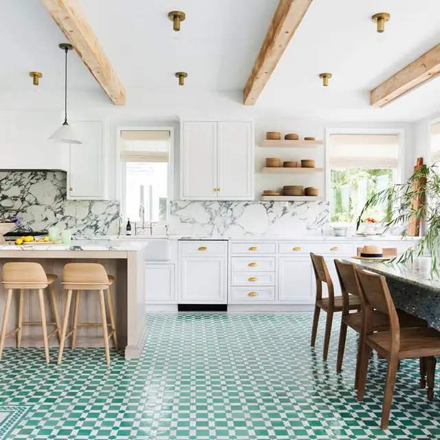 11 Inspirasi Lantai Dapur Aesthetic yang Tahan Lama dan Menawan