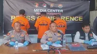 Kepolisian Resor Pohuwato menetapkan tiga tersangka dalam insiden kekerasan bersenjata yang terjadi pada Selasa dini hari, 17 Juni 2025 (Arfandi Ibrahim/Liputan.com)