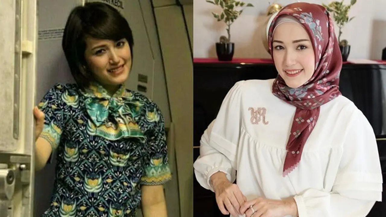 6 Transformasi Adelia Pasha, Gayanya saat Jadi Pramugari Curi Perhatian