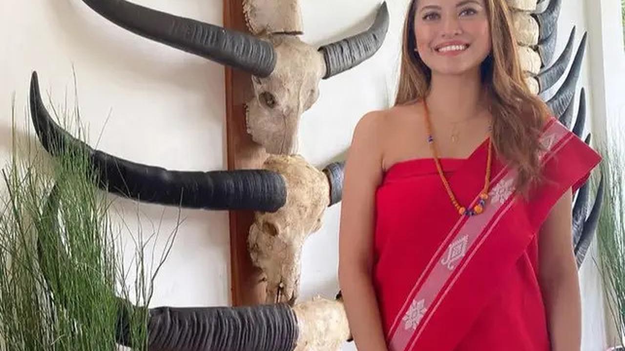 8 OOTD Cynthia Riza Istri Giring yang Sebentar Lagi Jadi Calon Ibu Pejabat saat Kenakan Wastra Nusantara