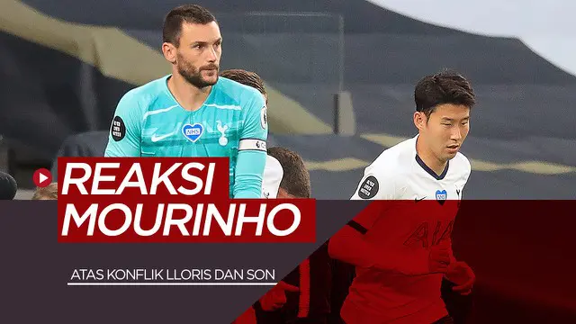 VIDEO: Senangnya Jose Mourinho Di Balik Perseteruan Hugo Lloris dan Son Heung-min