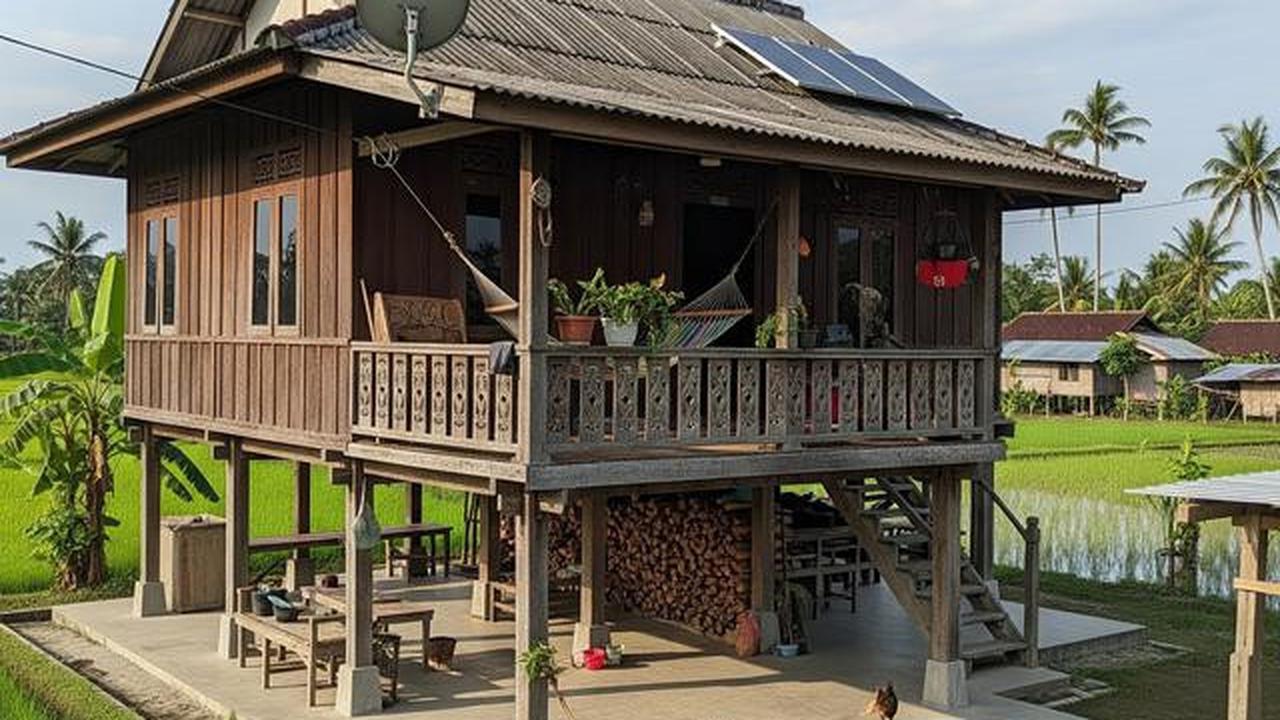 9 Rumah Sederhana Era 90-an tapi Tetap Modern di Desa, Harmoni Klasik Tak Lekang Waktu