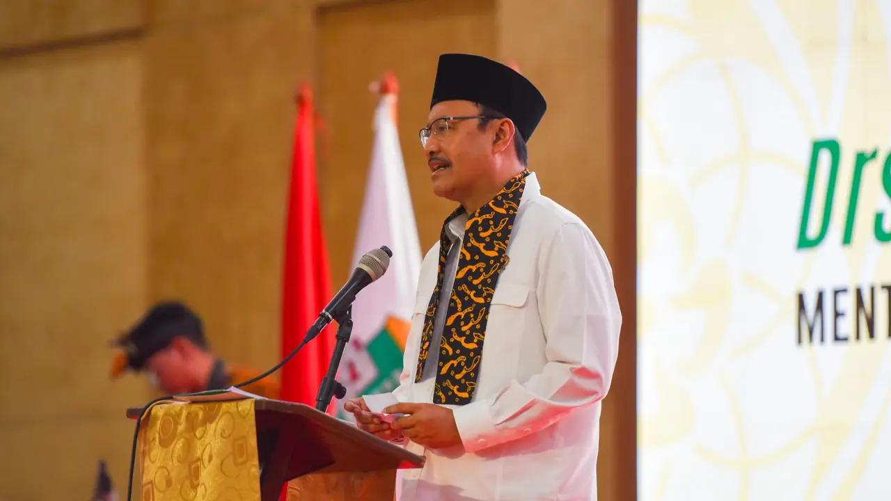 Menteri Sosial RI, Saifullah Yusuf atau yang akrab disapa Gus Ipul saat membuka Rakernas Pemuda Katolik di di Hotel Green Forest, Bogor (Istimewa)