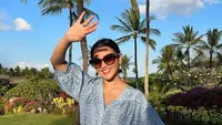 Ririn Ekawati berlibur di Bali. [Instagram/ririnekawati]