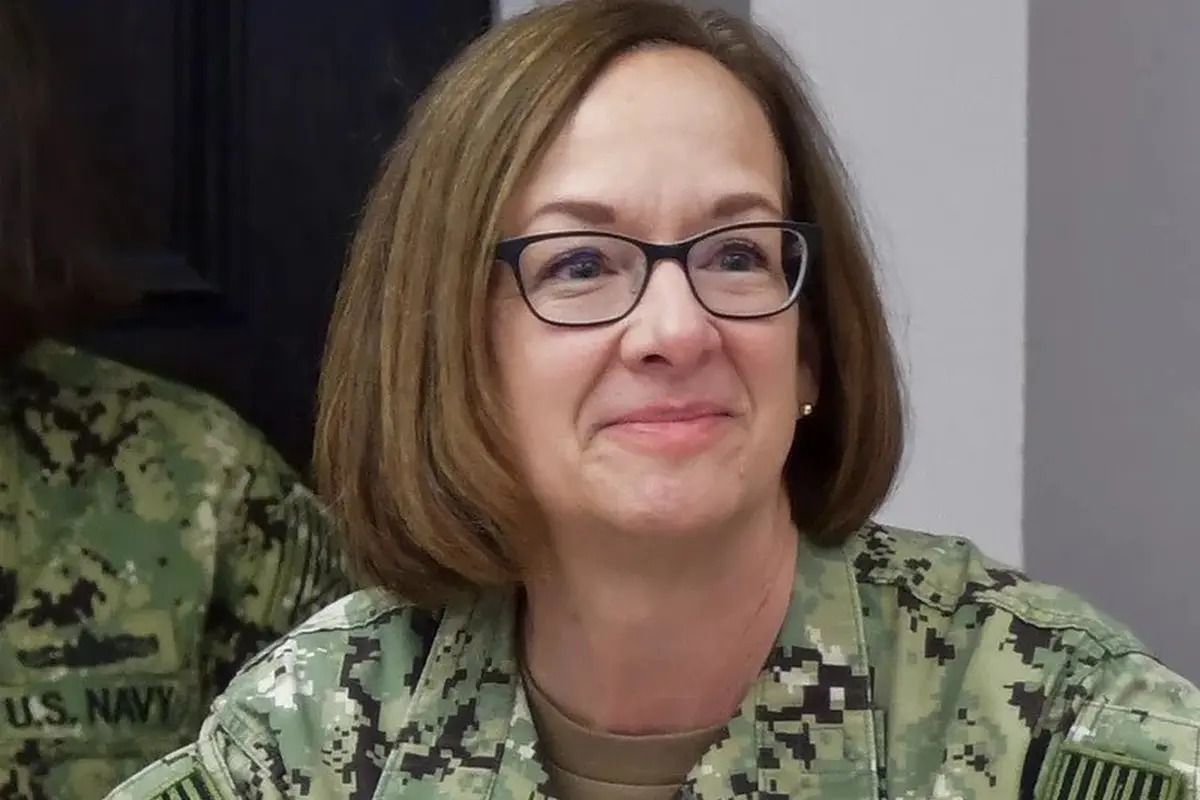 Lisa Franchetti, wanita pertama yang dinominasikan untuk mengepalai cabang dinas militer Pentagon, Angkatan Laut. (AP)