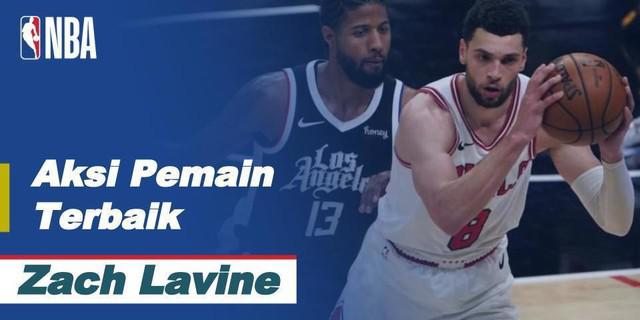 VIDEO: Aksi-Aksi Gemilang Pemain Chicago Bulls, Zach LaVine di NBA Hari Ini