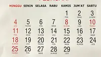 Kalender tanggal merah libur Februari 2024&nbsp;terdiri dari hari libur nasional hingga cuti bersama. (Liputan6.com/Devira Prastiwi)