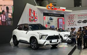 Mitsubishi membawa Destinator dan Xforce edisi khusus pada IIMS 2026. (Liputan6.com/Septian Pamungkas)