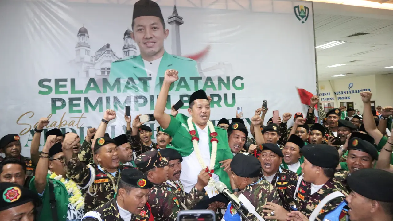 Ketua Umum Terpilih Gerakan Pemuda Ansor (GP Ansor) Addin Jauharudin.