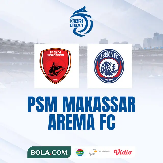 BRI Liga 1 - PSM Makassar Vs Arema FC_Alternatif