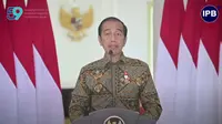 Presiden Jokowi ingatkan  bahwa ada bahaya penyakit zoonosis yang menghadang. Diprediksi kasus zoonosis akan naik di tahun-tahun mendatang. (Foto: Tangkapan Layar Youtube IPB TV)