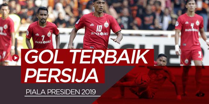 VIDEO: 3 Gol Terbaik Persija di Fase Grup Piala Presiden 2019