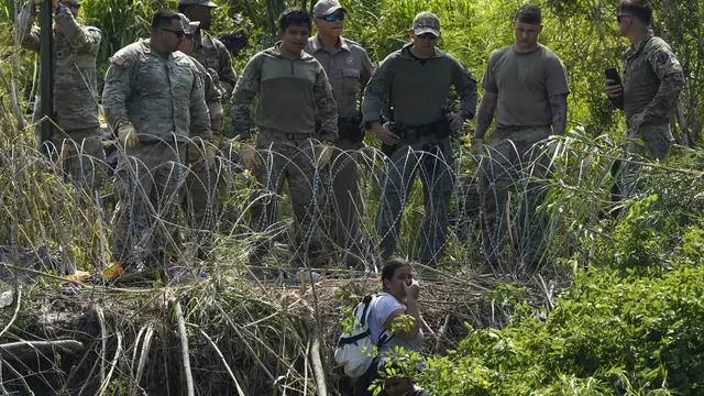 Potret Ratusan Ribu Imigran Susur Sungai Rio Grande Menuju Amerika Serikat