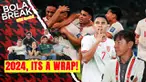 Berita video Bola Break kali ini melihat kilas balik perjalanan Timnas Indonesia sepanjang tahun 2024 dari kacamata para wartawan yang setia menemani Skuad Garuda.