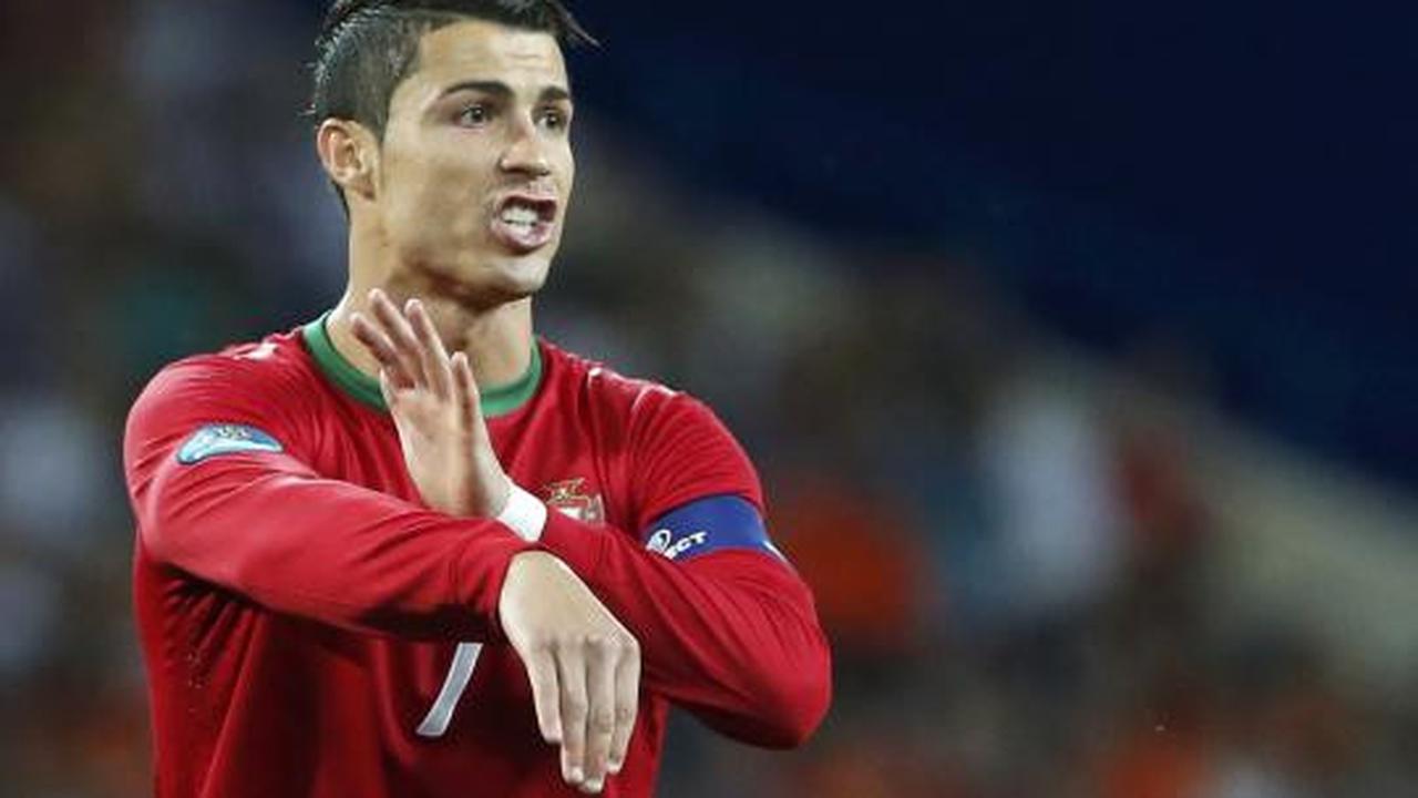 Ekspresi CR7 di lapangan hijau