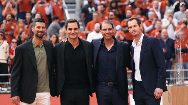 Novak Djokovic, Roger Federer, Andy Murray, Rafael Nadal