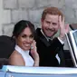 Pernikahan Meghan Markle - Pangeran Harry. (Steve Parsons / POOL / AFP)