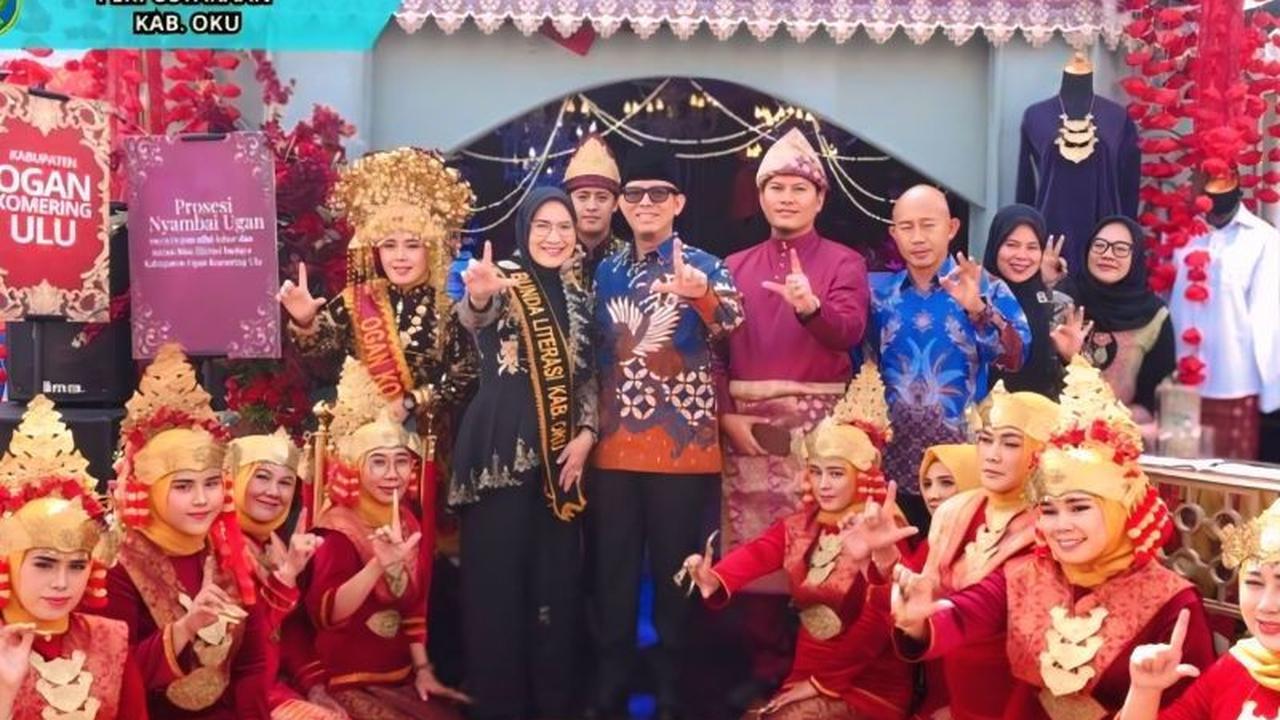 Pemerintah OKU Hidupkan Kembali Tradisi Nyambai Ugan di Festival Literasi Sumsel 2025
