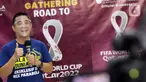 Direktur Nex Parabola, Junus Koswara saat mengumumkan Nex Parabola sebagai pemegang hak siar jalur tv digital satelit Piala Dunia 2022 Qatar, Jakarta, Kamis (24/3/2022). Pecinta bola tanah air bisa menyaksikan seluruh laga melalui operator TV berbayar Nex Parabola. (Liputan6.com/Helmi Fithriansyah)