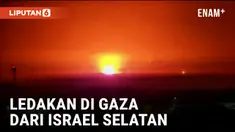 Ledakan Besar Terjadi di Gaza, 72 Orang Dilaporkan Tewas