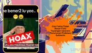 Cek Fakta: Tidak Benar Foto Tayangan Upacara Penurunan Presiden Prabowo