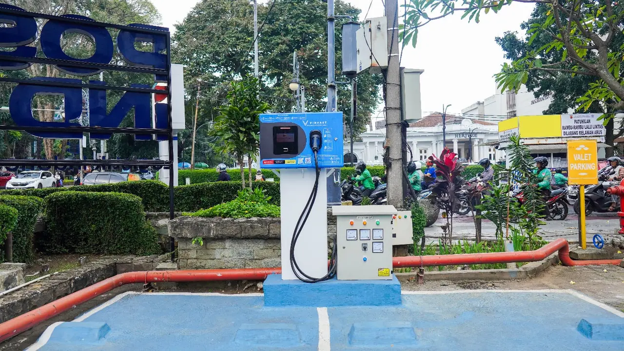 SPKLU di Kantor Pos