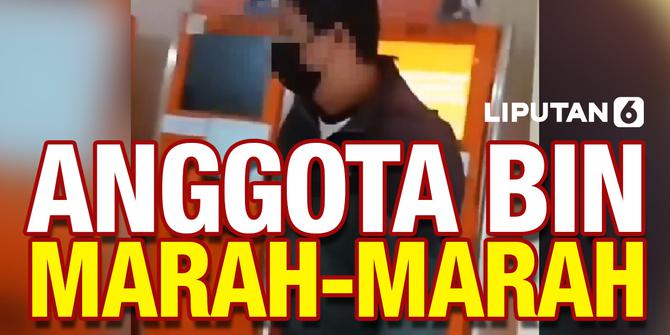 VIDEO: Seorang Pria Ngaku Anggota BIN Marah-Marah, Ada Apa?