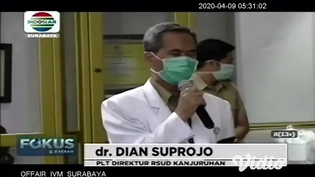 Sebanyak 4 pasien positif virus corona baru atau Covid-19 di Kabupaten Malang dinyatakan sembuh secara klinis. Mereka menunggu hasil uji sampel cairan tenggorokan untuk memastikan sembuh dari Covid-19.